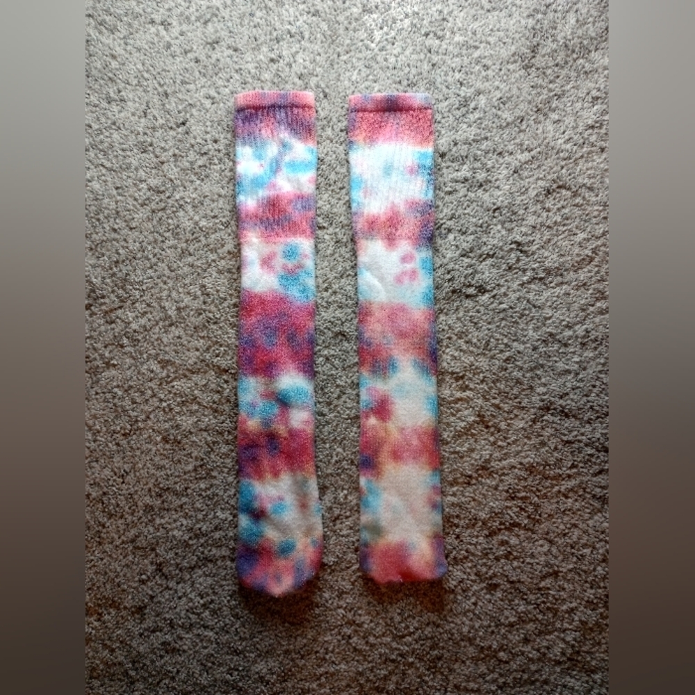 Tie dyed socks unisex size 6-12
